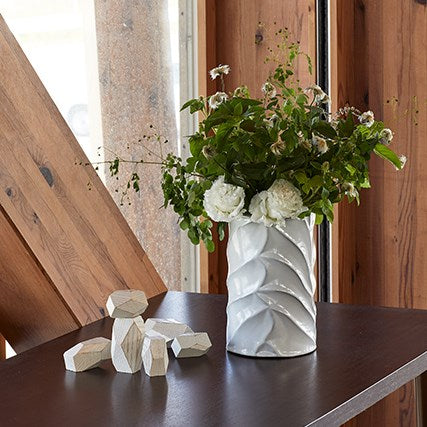CERAMIC-VASE MODERN merkki メルキ ラウンドフラワーベース 178-342-180