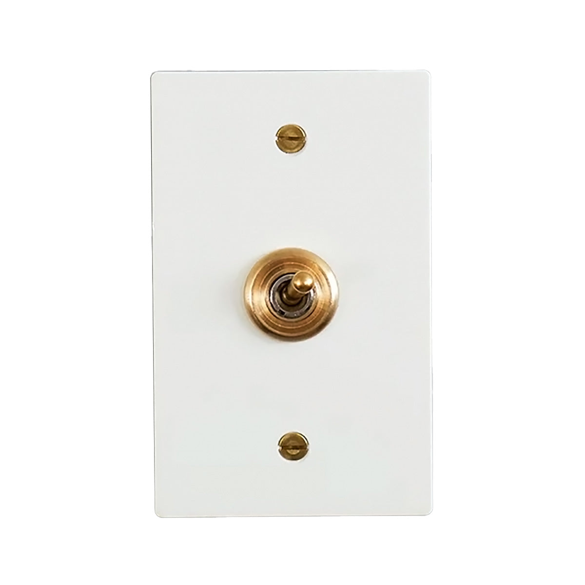 【クリックポスト便可】【メール便可】ホワイトスチールプレート 1スイッチ HS3769