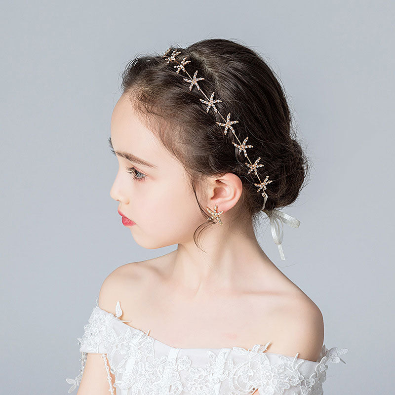 【メール便送料無料】ヘアクアクセサリー&イヤリングセット 503