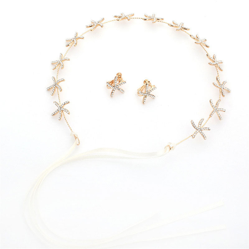 【メール便送料無料】ヘアクアクセサリー&イヤリングセット 503