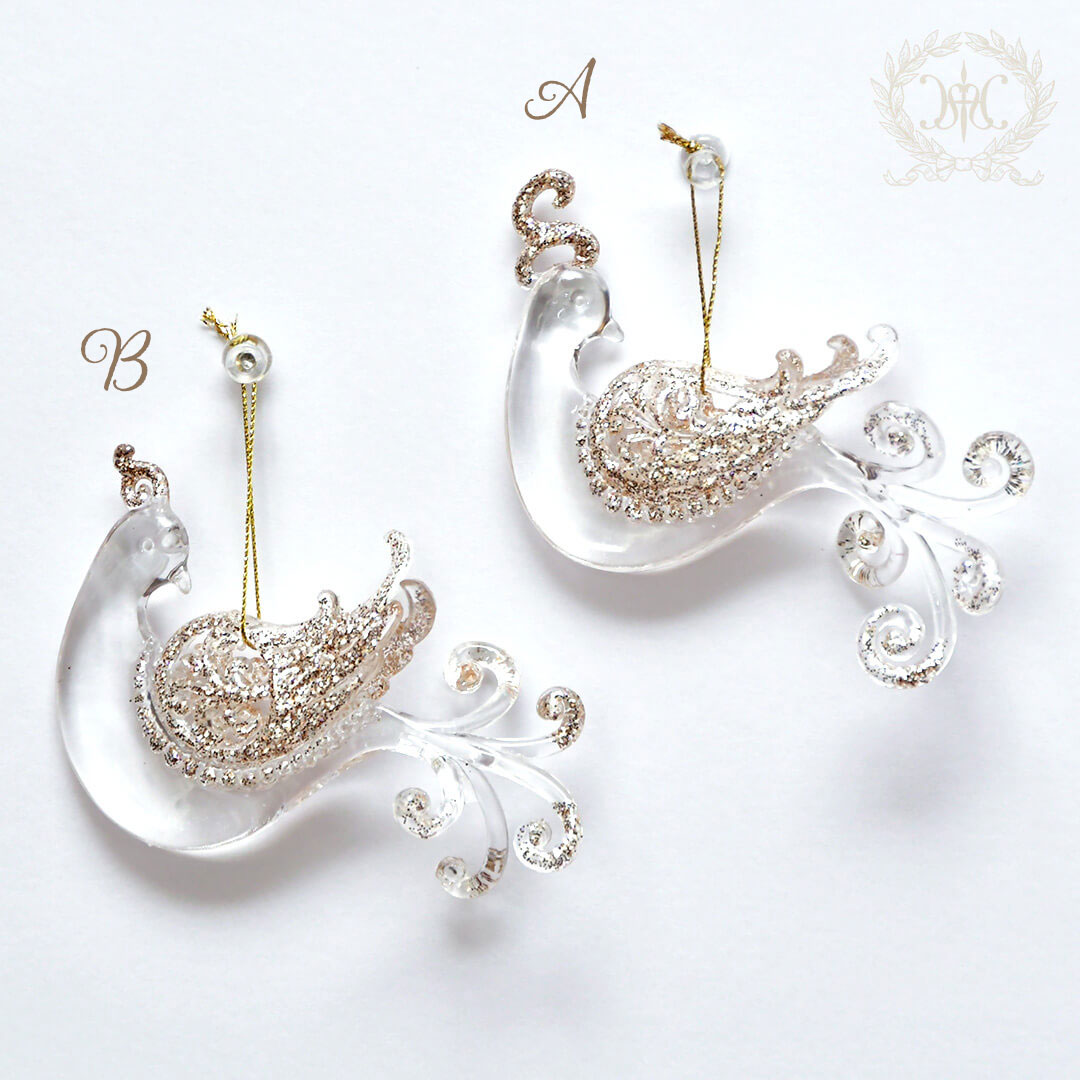 スクリアゴールドバードオーナメント 2タイプ 010112