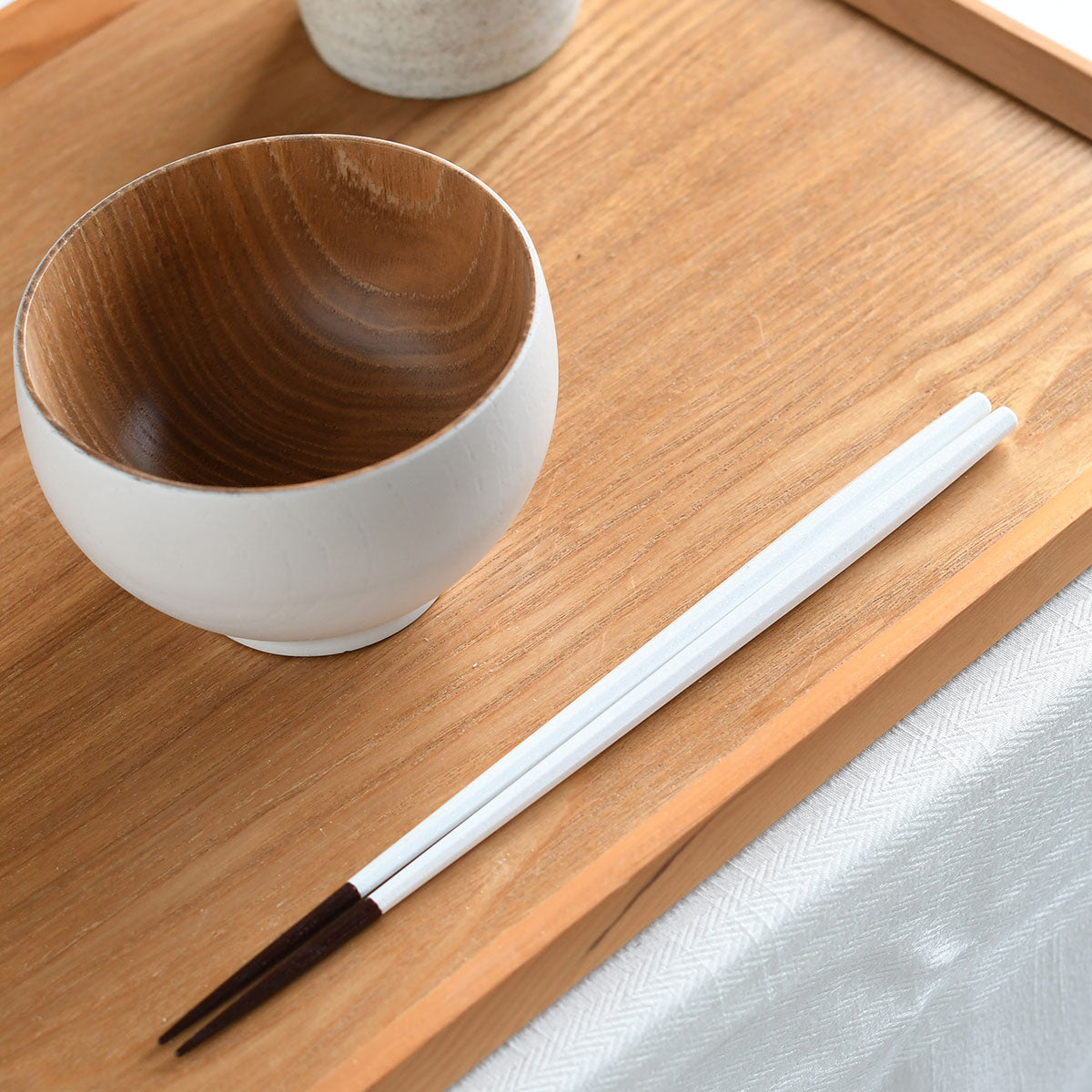 【メール便可】【クリックポスト便可】箸 パールホワイト 22.5cm~23.5cm 4タイプ