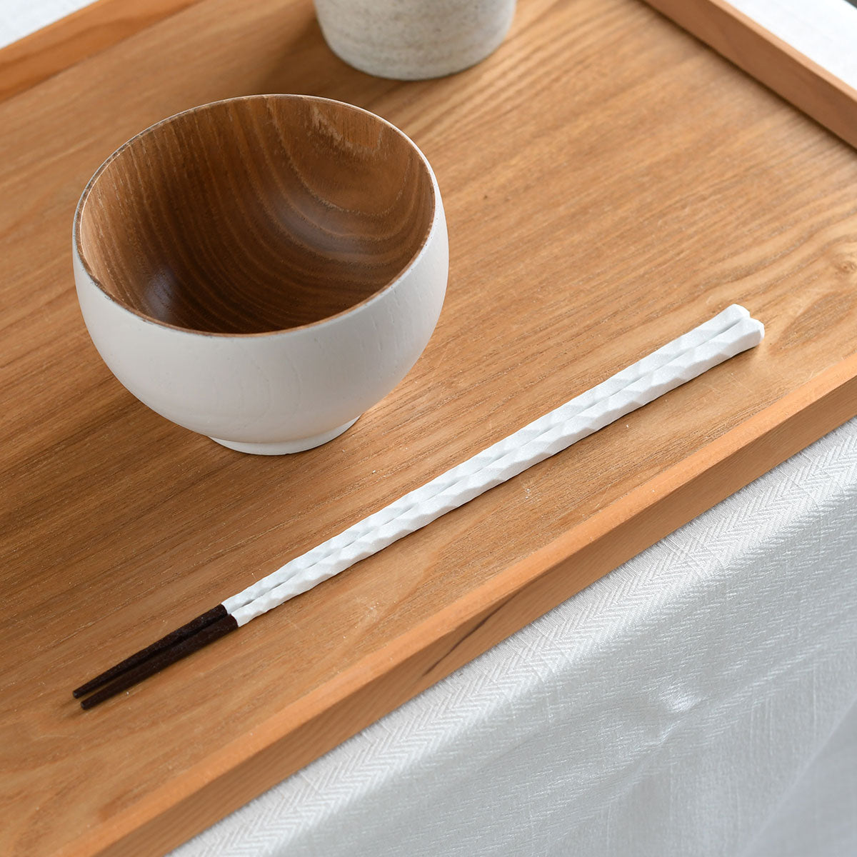【メール便可】【クリックポスト便可】箸 パールホワイト 22.5cm~23.5cm 4タイプ