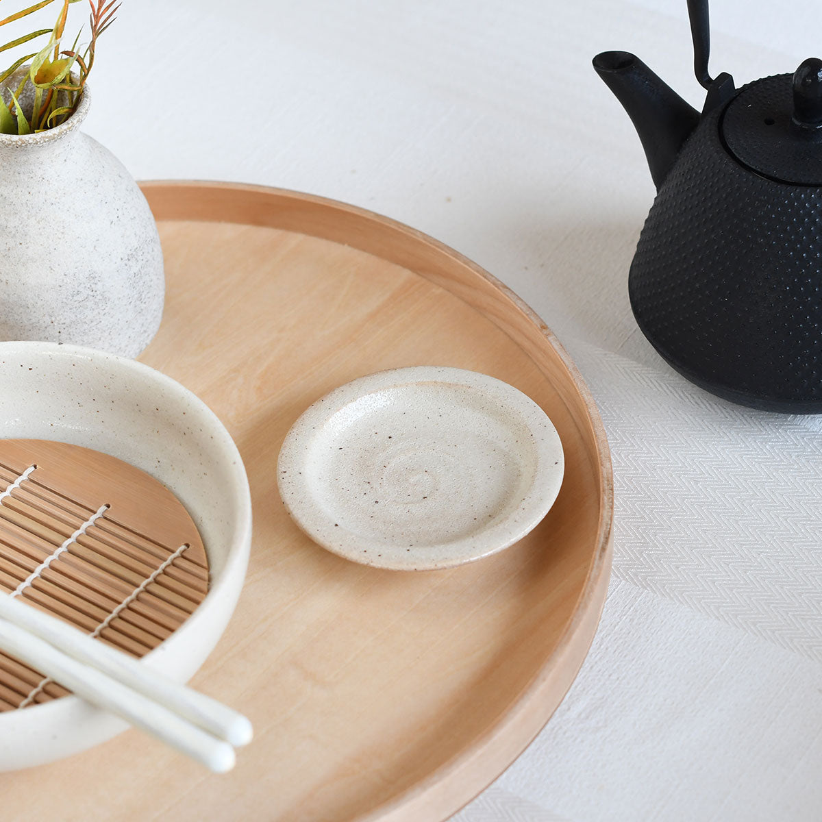 鳥瑟 うす 薬味皿【日本製】 07600395