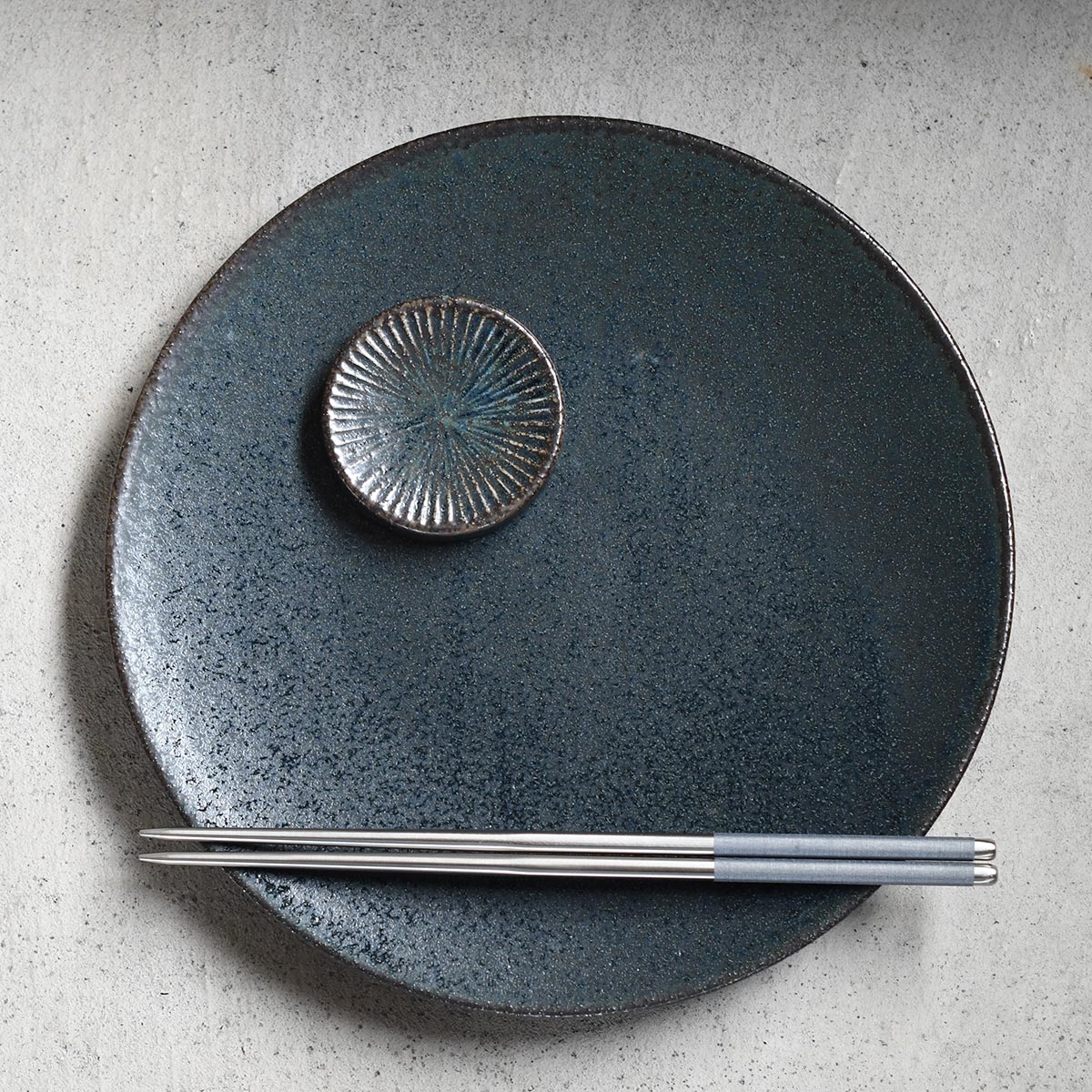 【取り寄せ商品】和 WA-ware 一膳 藍潤(うるみ)【日本製】 08200698