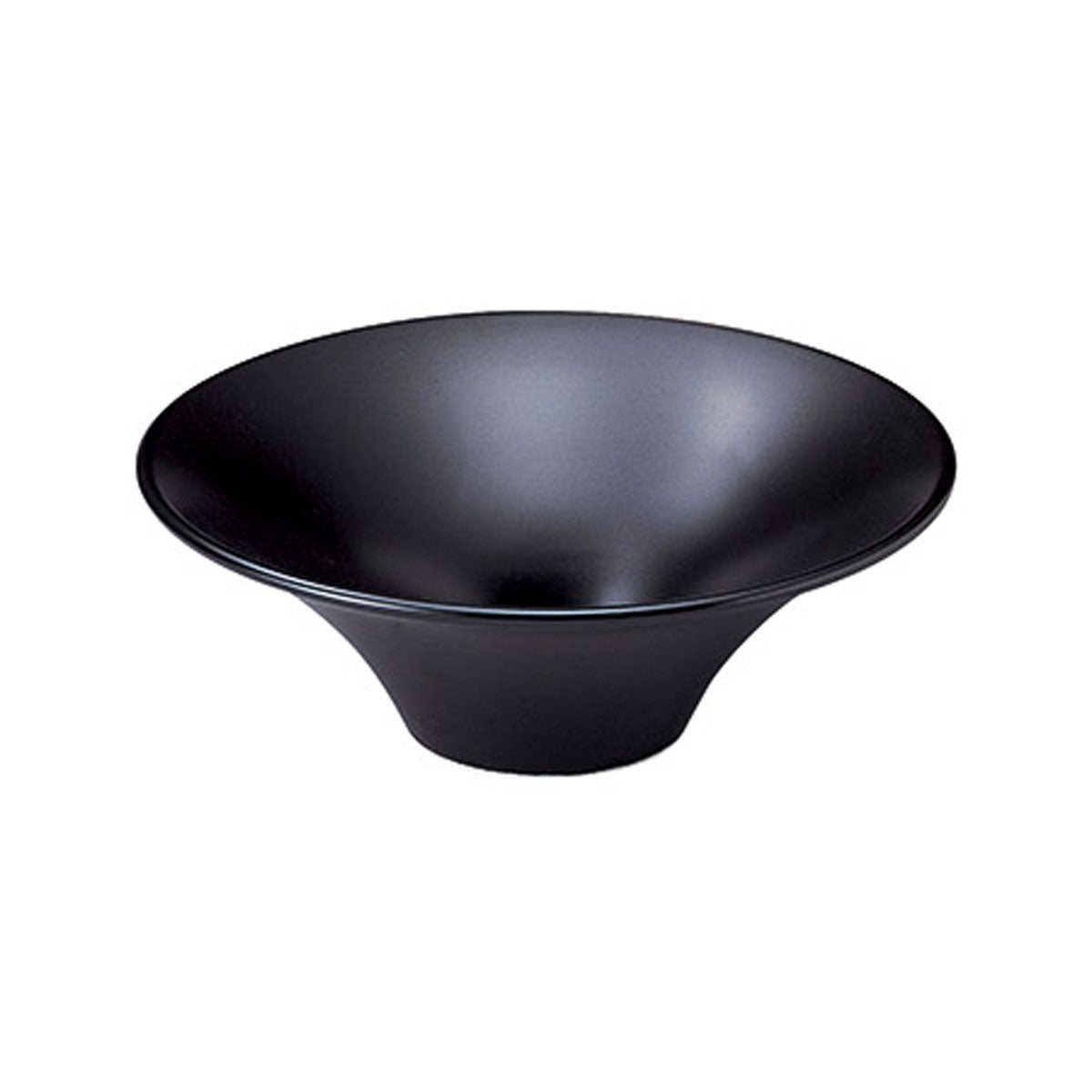 【取り寄せ商品】18cm富士形ボール 黒マット【日本製】 50102764