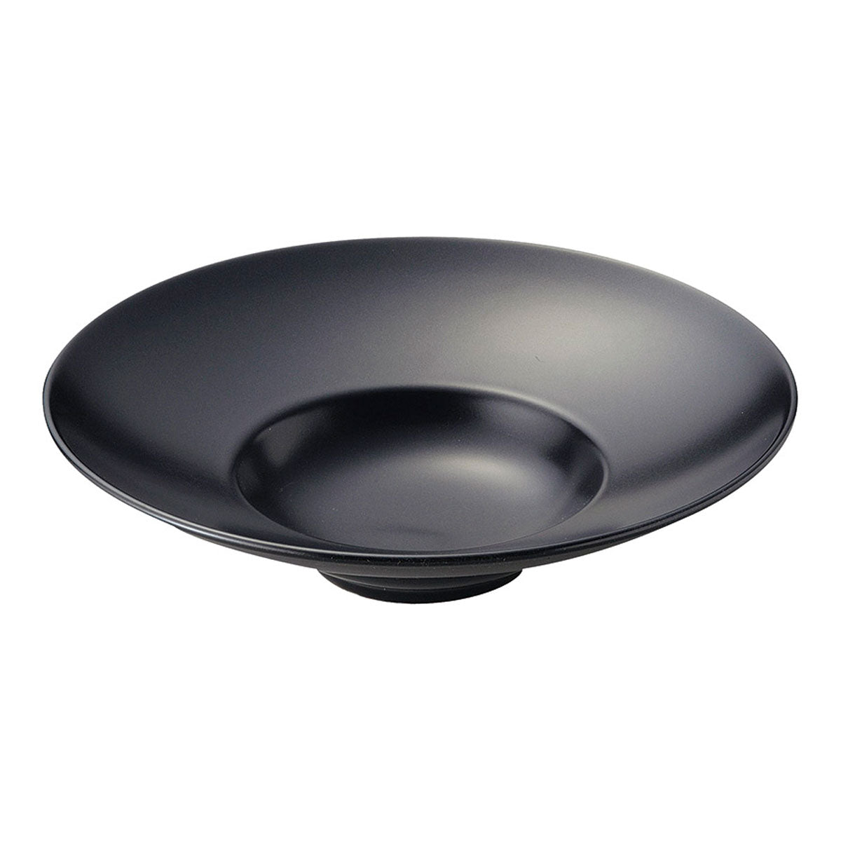 【取り寄せ商品】26cmリム型スープ 黒マット【日本製】 50102814