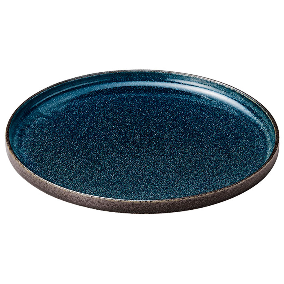 【取り寄せ商品】CARITA カリタ 8.5丸浅口切立皿 藍潤(うるみ)【日本製】 08200847