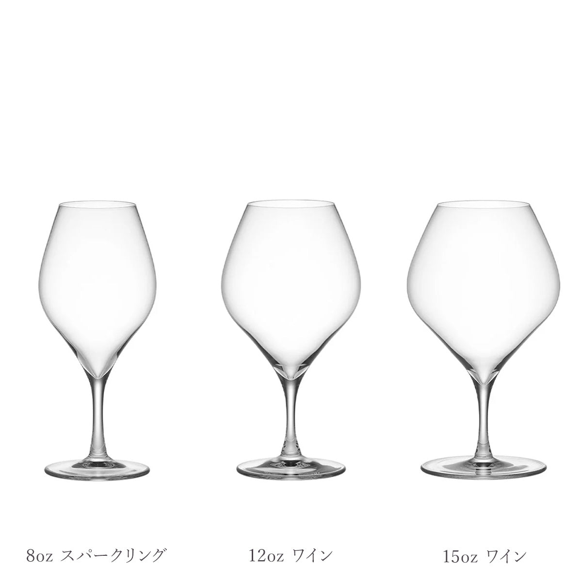 ソプラノ 8oz 12oz 15oz ワイングラス