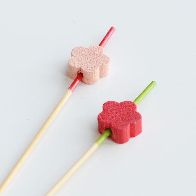 【メール便可 クリックポスト便可】飾り串 9cm 10本セット 4タイプ 9-76 18