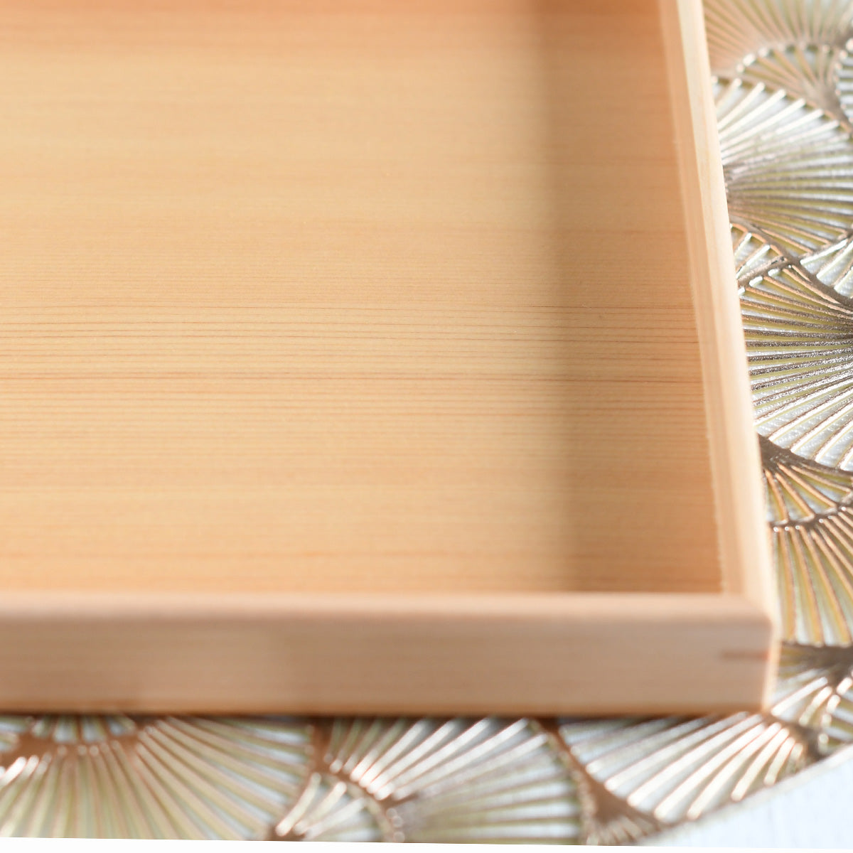 【取り寄せ商品】用美 YOUBI 敷皿・盛皿 ひのき おはこ料理皿 6寸5分【日本製】 30349