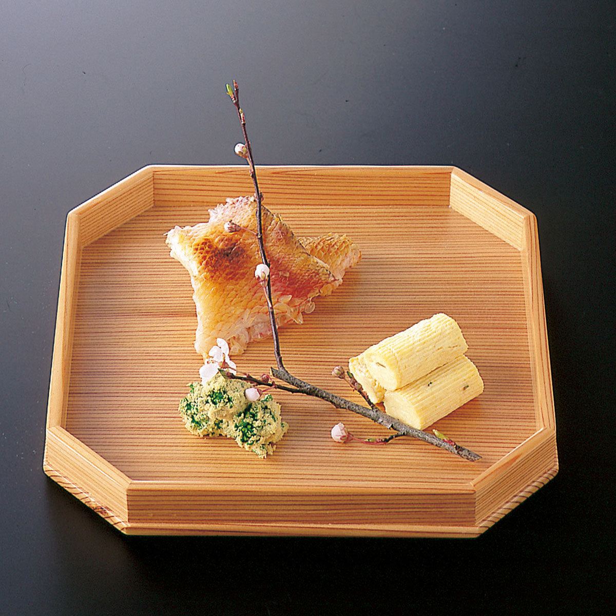 【取り寄せ商品】用美 YOUBI 敷皿・盛皿 杉・八角皿【日本製】 38583