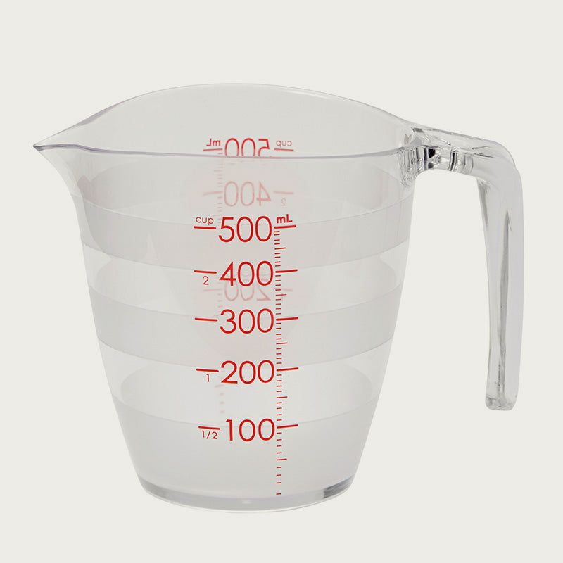 目盛りが見やすい計量カップ 500mL