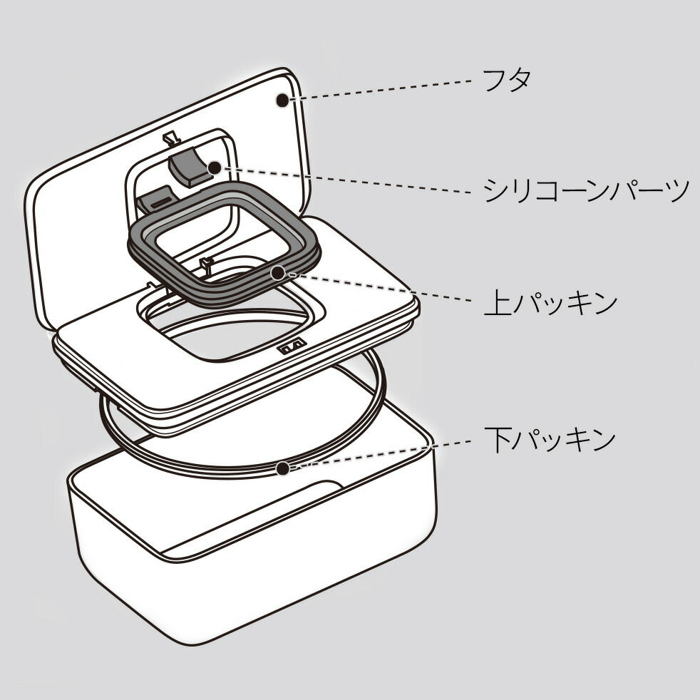 シートケース ホワイト 掃除道具 洗濯 家事