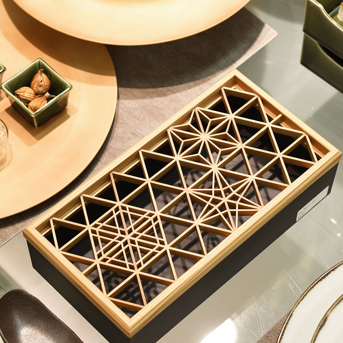 【取り寄せ商品】組子 KUMIKO 長角ボックス【日本製】 282OH8-21-303