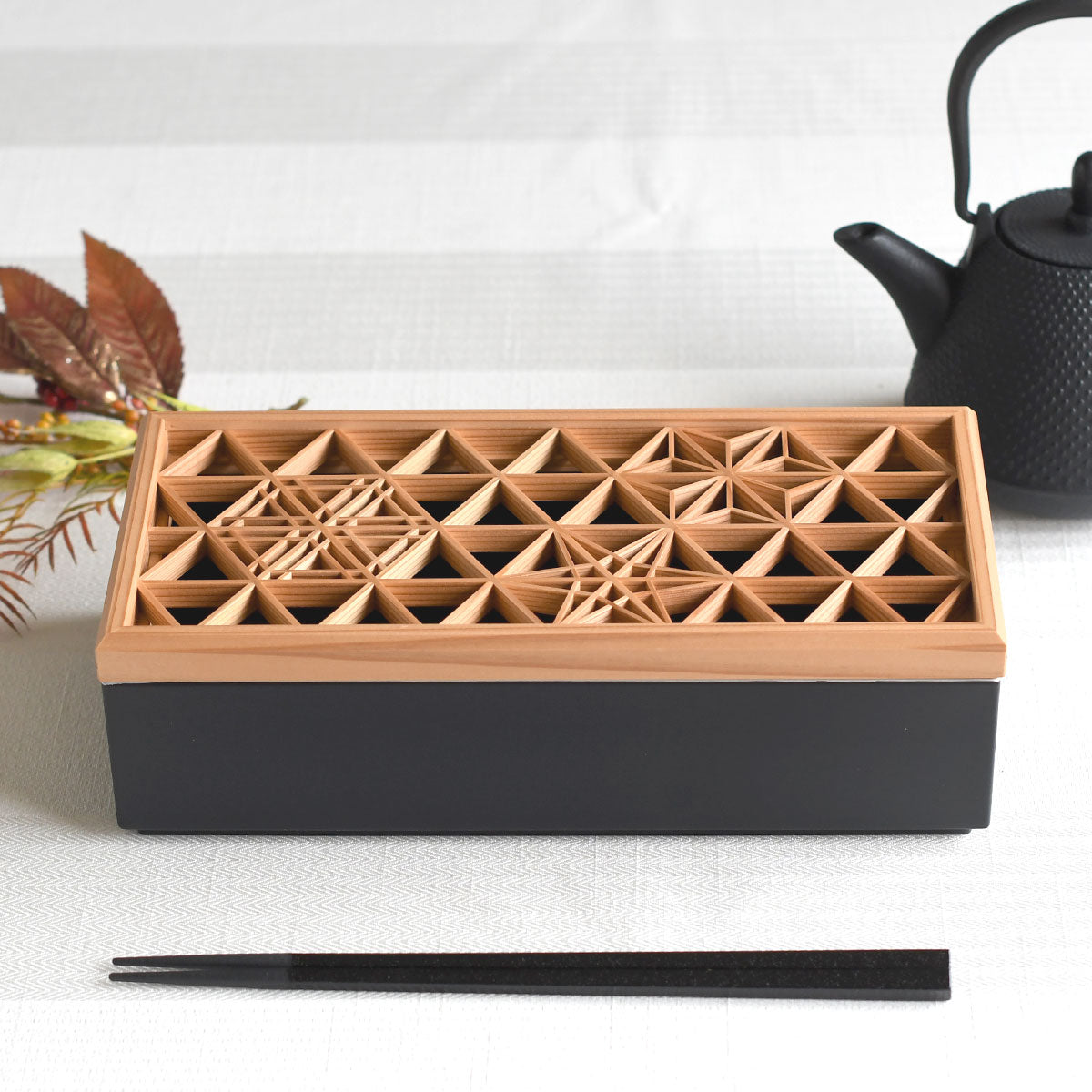 【取り寄せ商品】組子 KUMIKO 長角ボックス【日本製】 282OH8-21-303