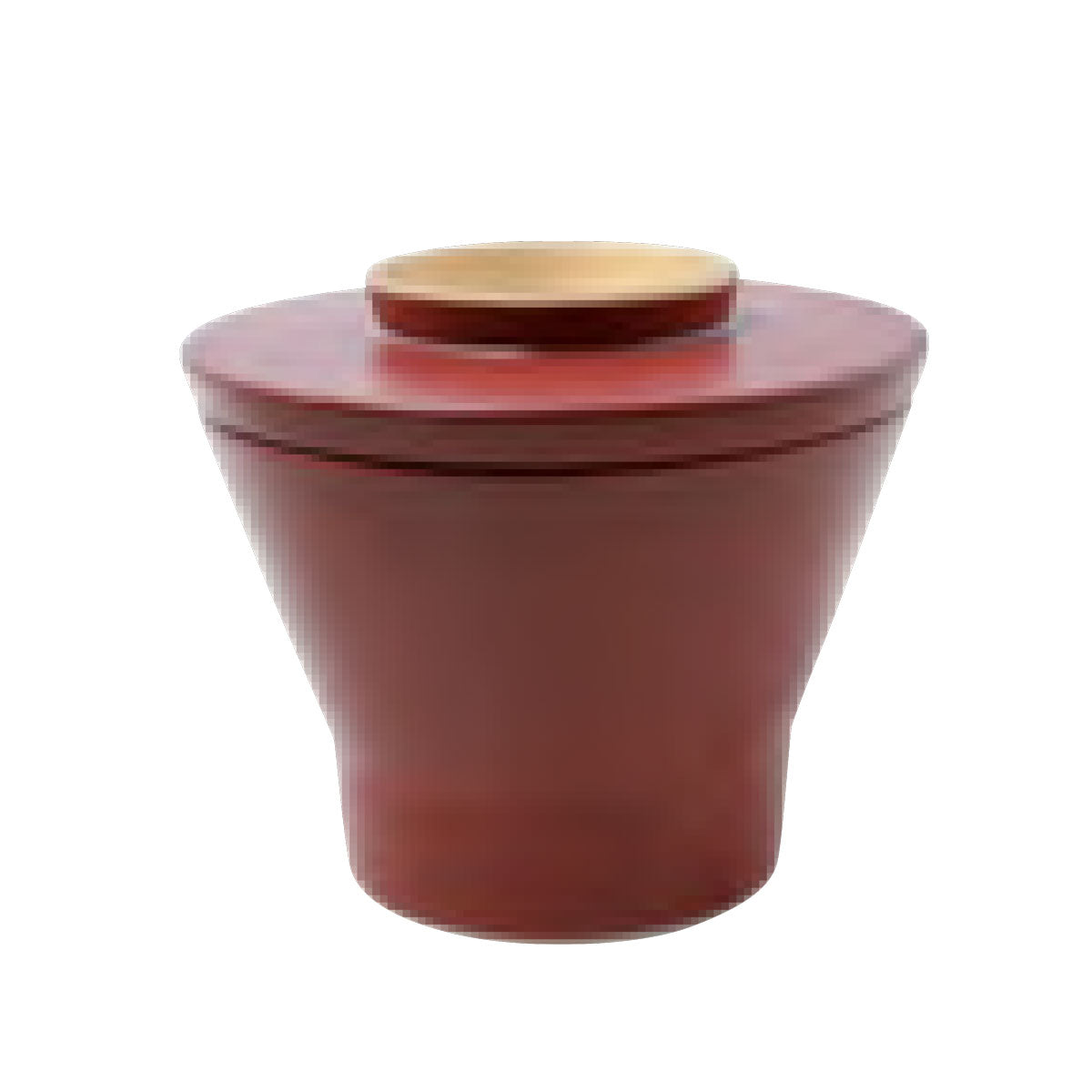 【取り寄せ商品】磁器製煮物碗 赤塗ゴールド 和モダン蒸碗 488 61788