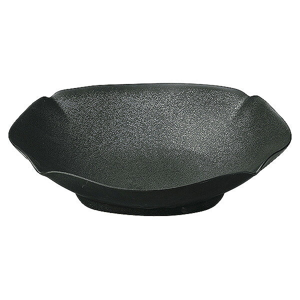 【取り寄せ商品】黒ひだ 23.5cm浅鉢 0031