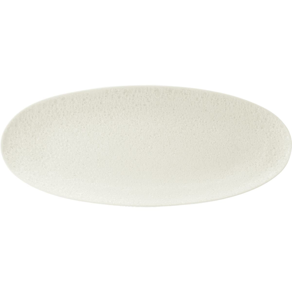 【取り寄せ商品】咲 SAKU(隠れ窯) オーバルプレート 40.5㎝ MJ118-421 ホワイト