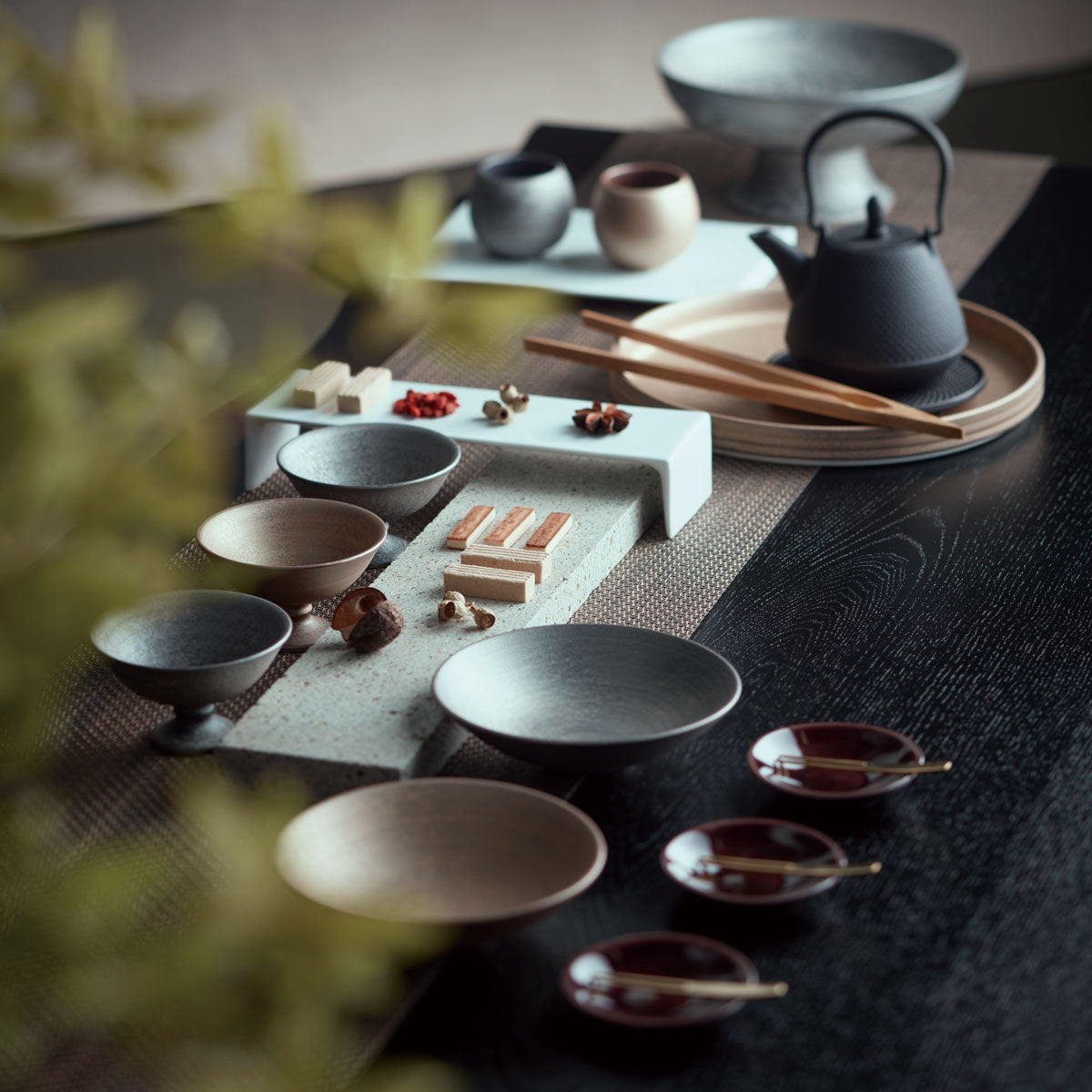 【取り寄せ商品】崇雪 蓋付珍味 2色 【有田焼】