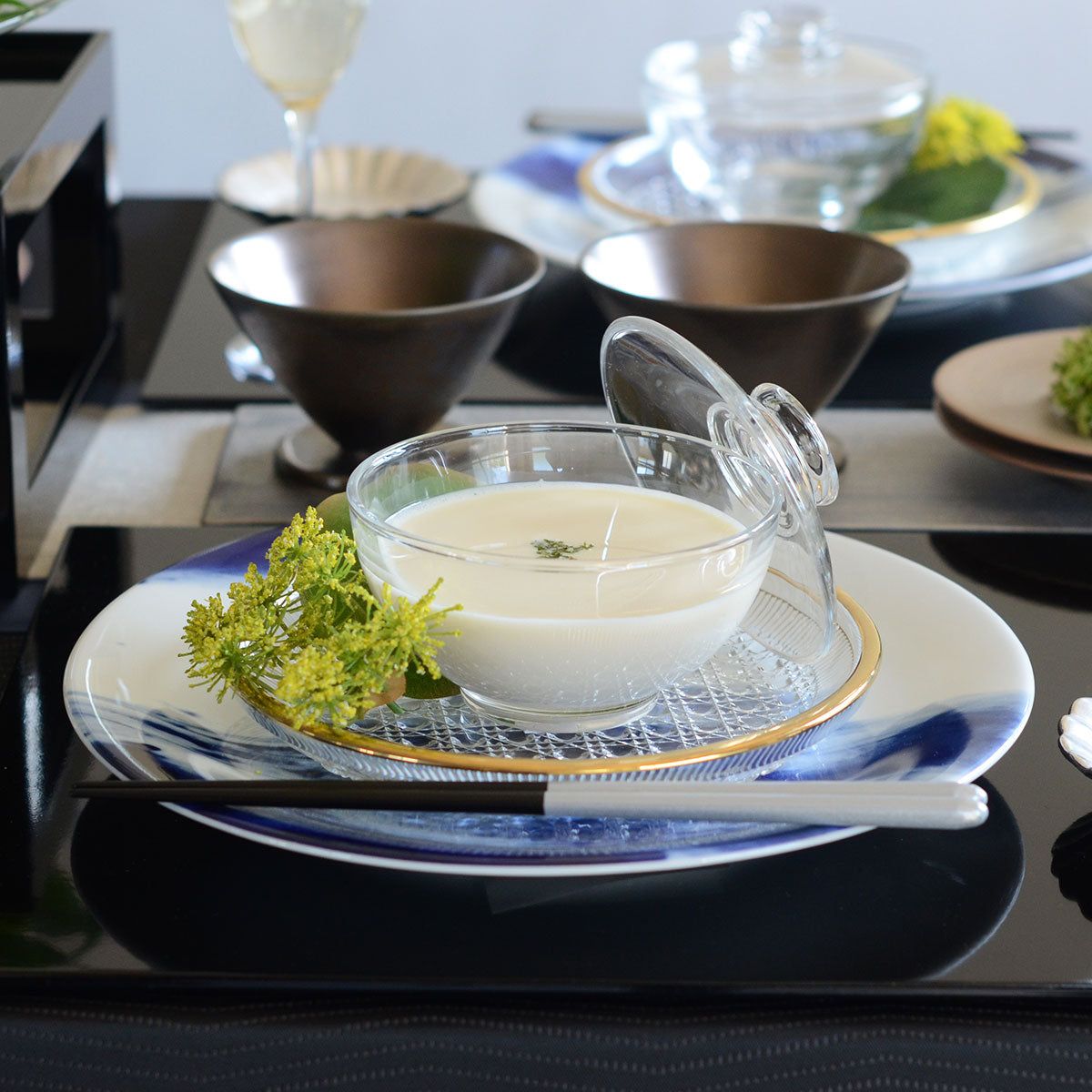 【和食器-for Japanese Cuisine-】蓋物 No.10070 CR 413590