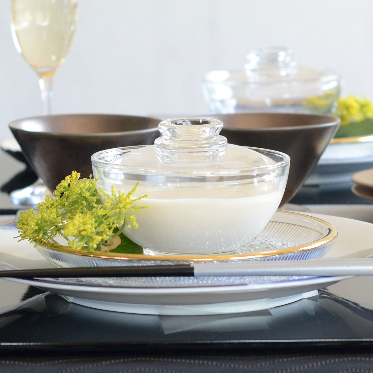 【和食器-for Japanese Cuisine-】蓋物 No.10070 CR 413590