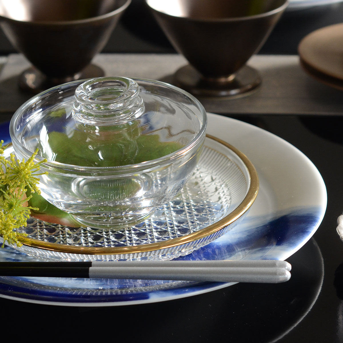 【和食器-for Japanese Cuisine-】蓋物 No.10070 CR 413590