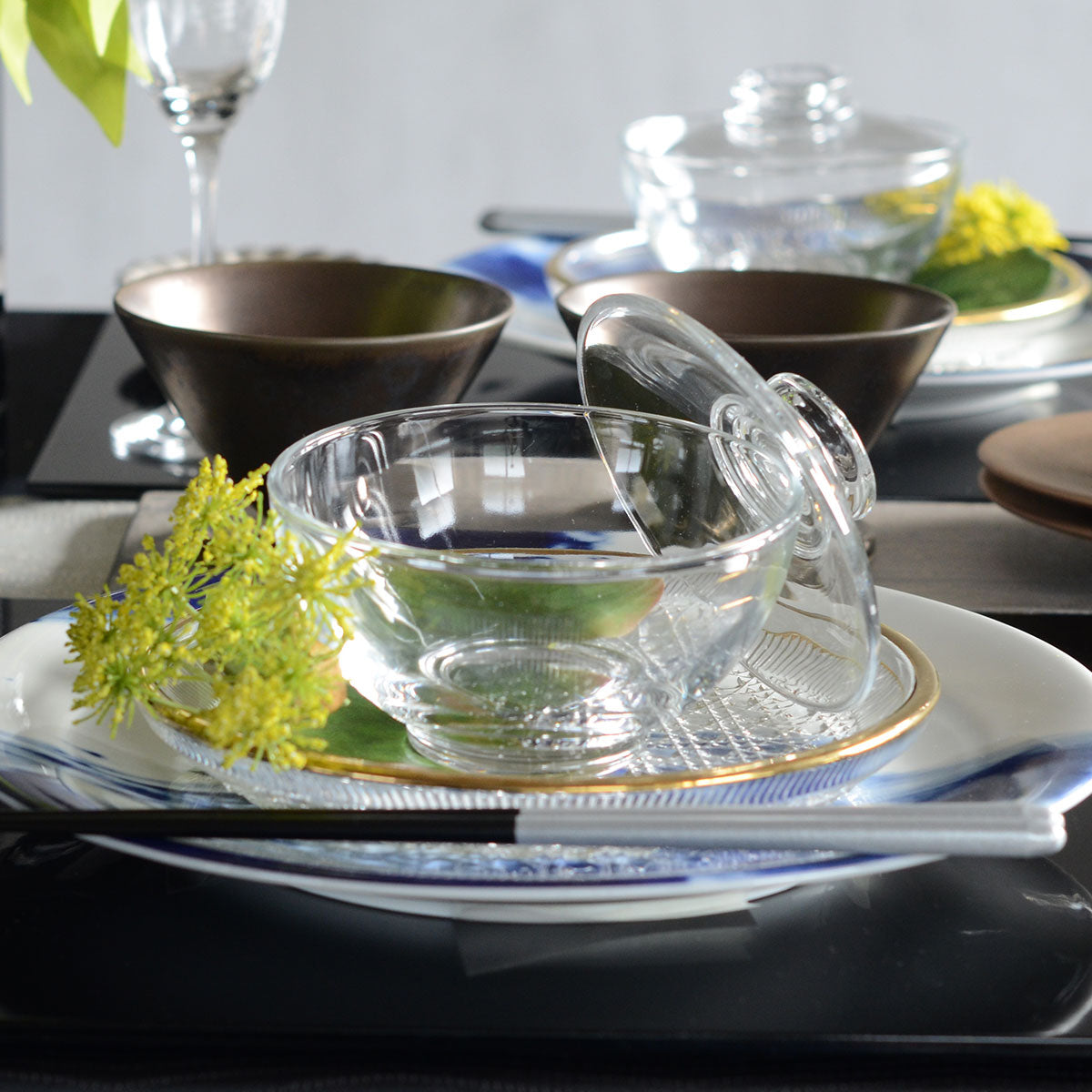 【和食器-for Japanese Cuisine-】蓋物 No.10070 CR 413590
