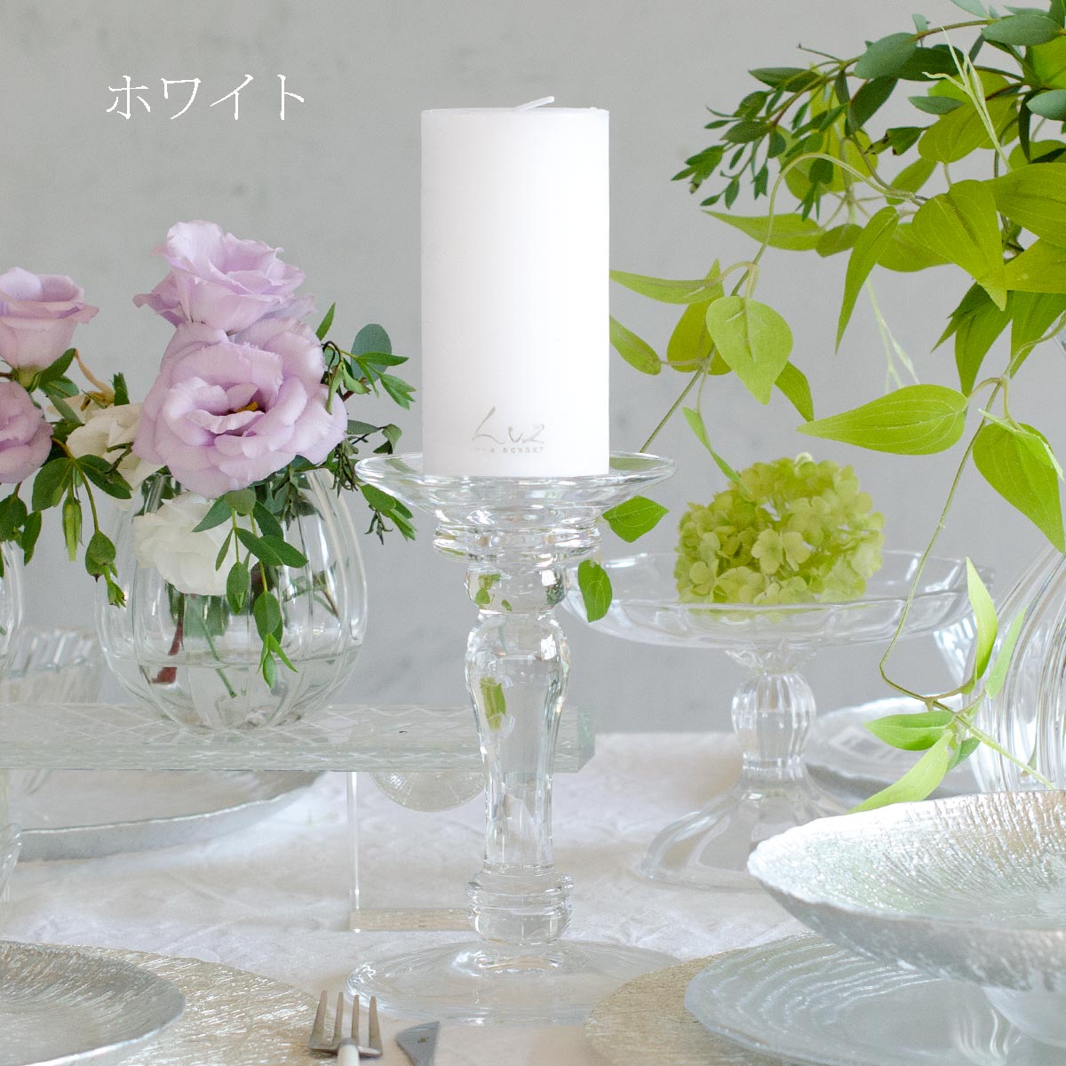 rustic キャンドル ピラーキャンドル 12cm 595