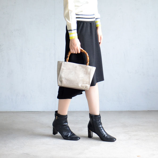 【SALE 20%OFF】Cachellie カシェリエ スエード バンブー2WAYバッグ