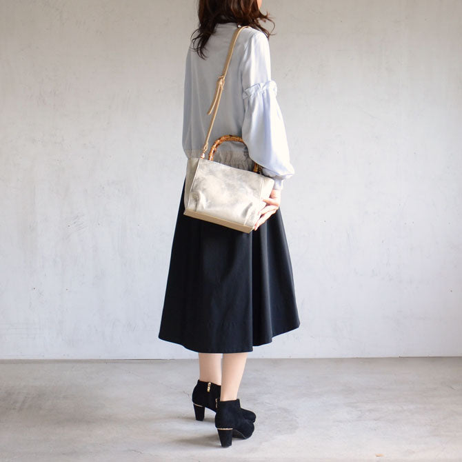 【SALE 20%OFF】Cachellie カシェリエ スエード バンブー2WAYバッグ