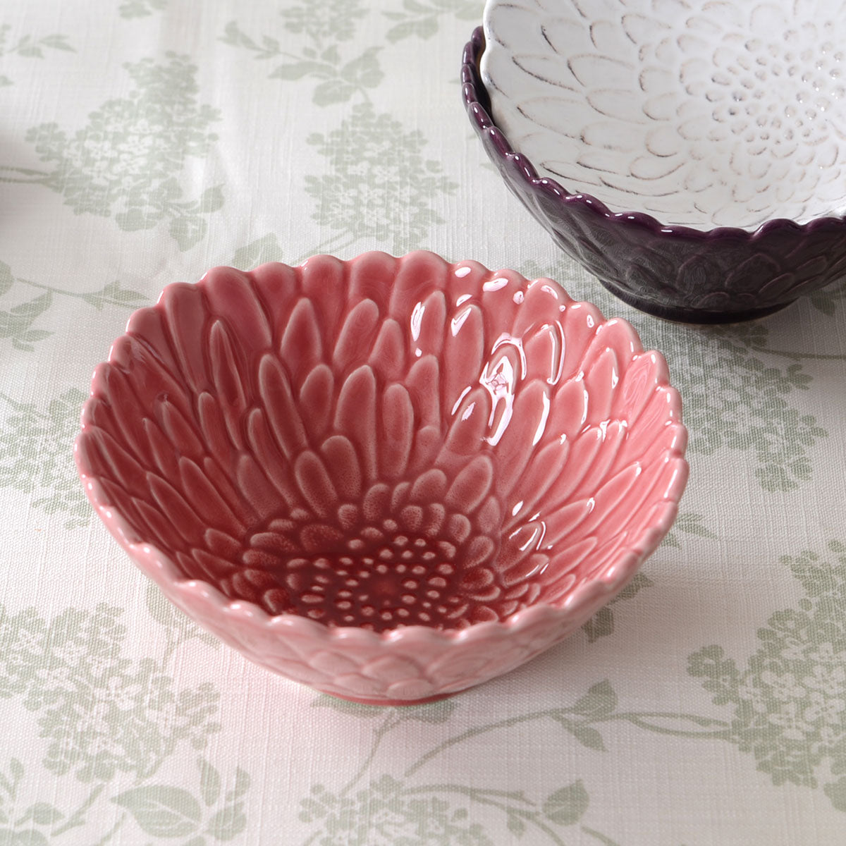 BORDALLO SAN RAPHAEL ボルダロ・サンラファエル BLOOMYブルーミー ボウルMワイド クリサンテーモ【ポルトガル製】 BP025004