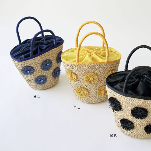 【SALE 40%OFF】シーグラス マルシェバッグ ブルーム 106993