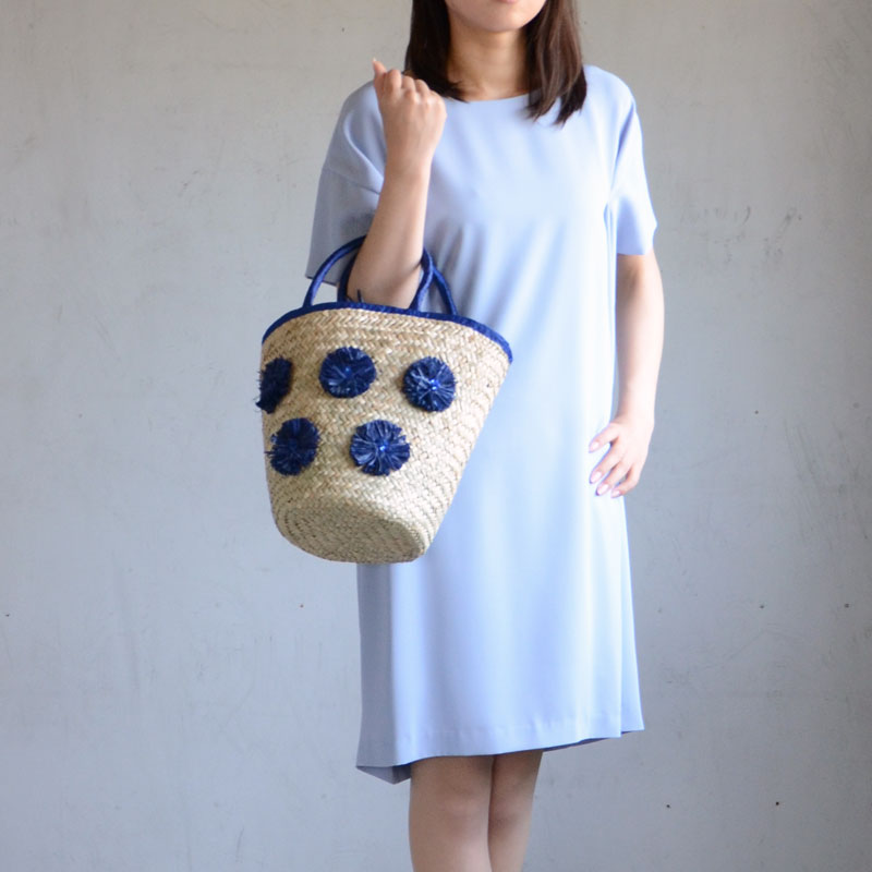 【SALE 40%OFF】シーグラス マルシェバッグ ブルーム 106993