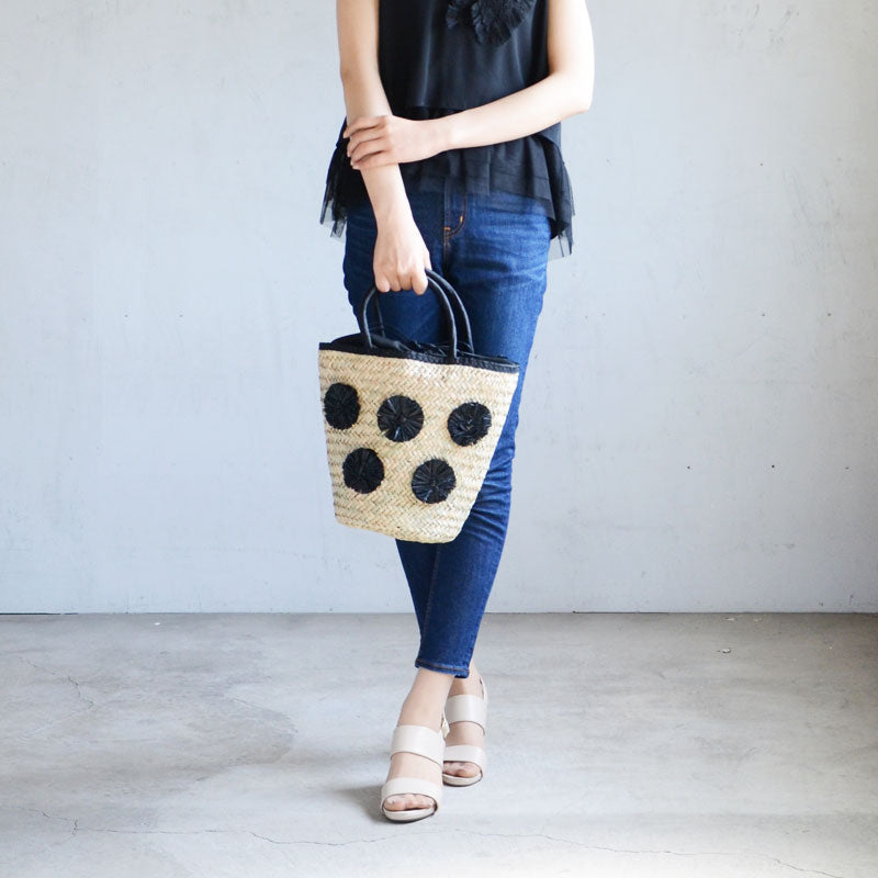 【SALE 40%OFF】シーグラス マルシェバッグ ブルーム 106993