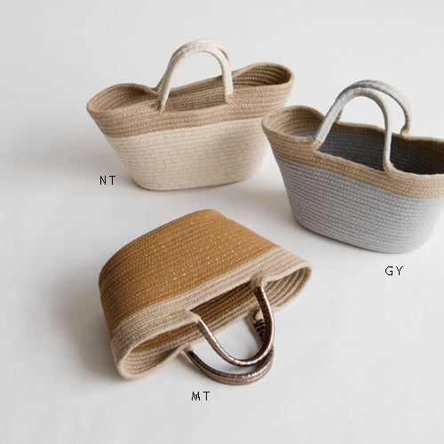 【SALE 30%OFF】ロープ バイカラー ラメ BAG 151691
