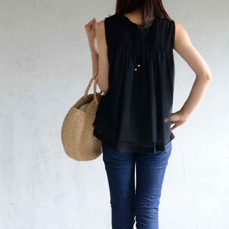 【SALE 20%OFF】ABACA バッグ フラットサークル 423087