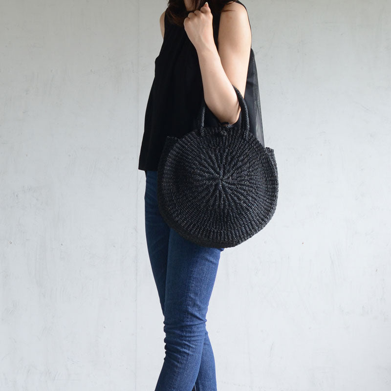 【SALE 20%OFF】ABACA バッグ フラットサークル 423087