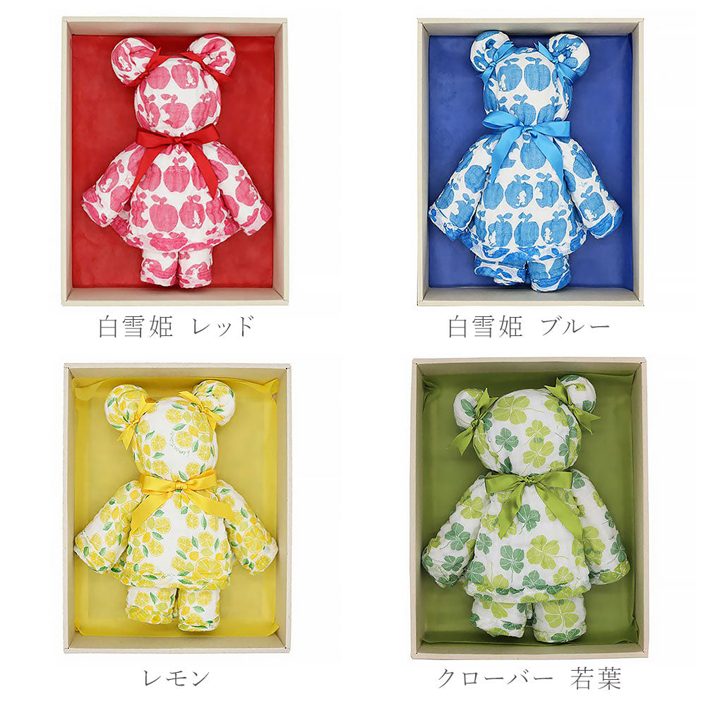 白雪ベアー 友禅湯上りたおる 4柄