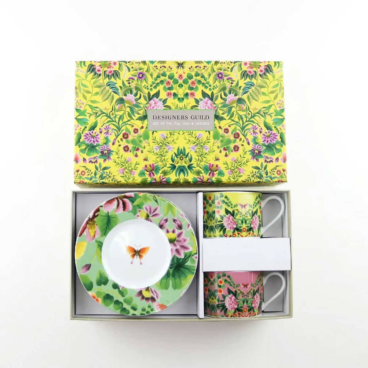 IKEBANA ティーカップ&ソーサー 2個セット