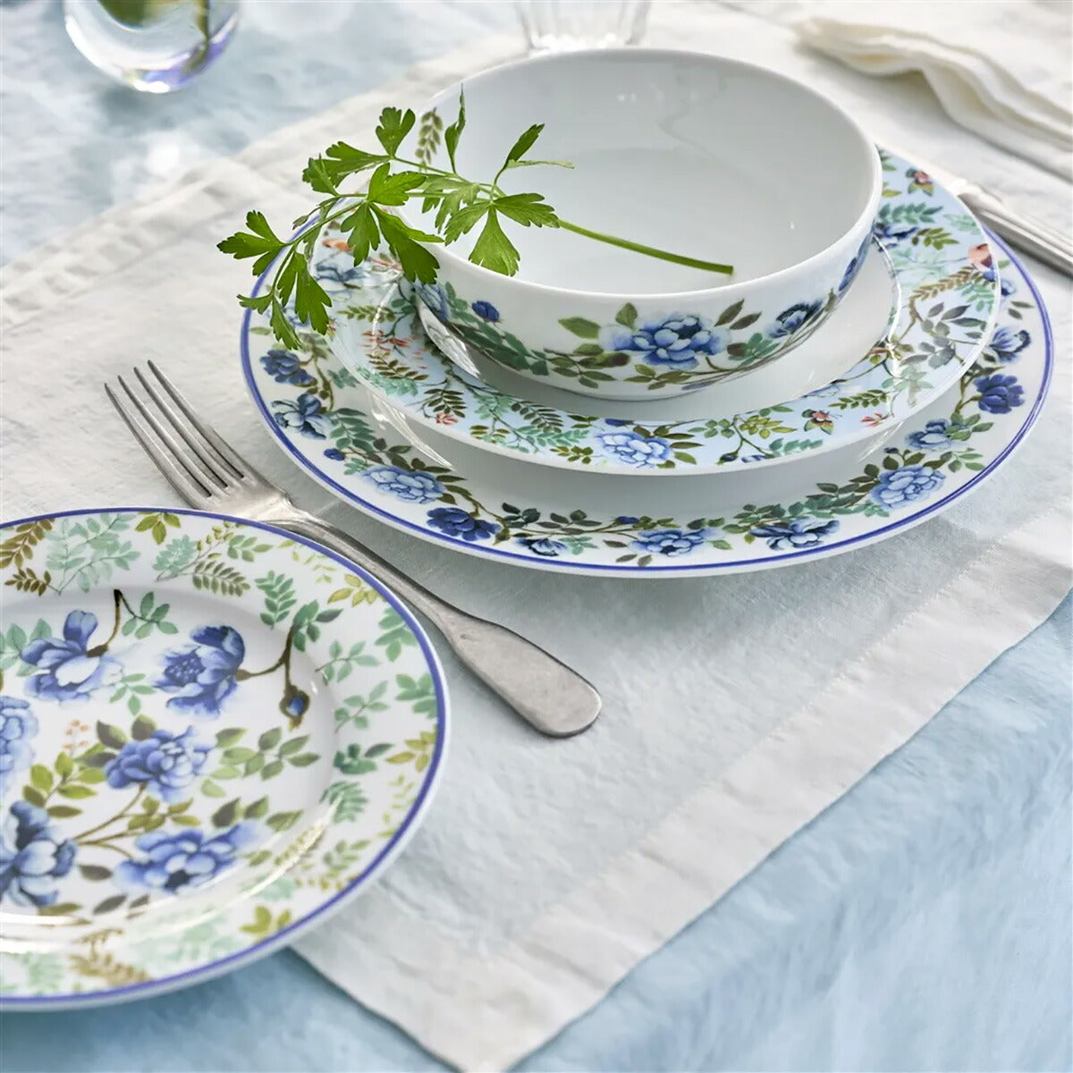 PORCELAINE DE CHINE ディナープレート 4枚セット