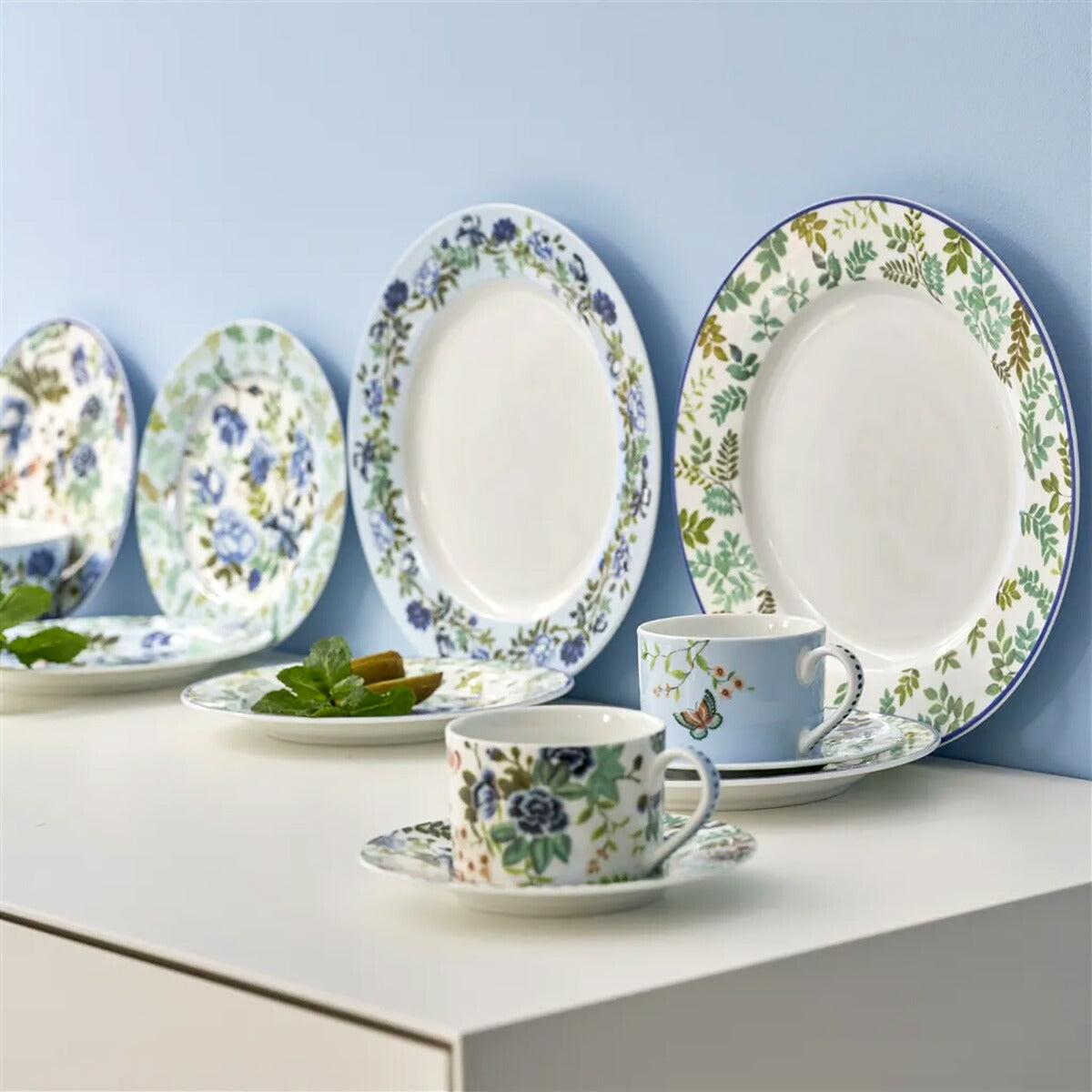 PORCELAINE DE CHINE ティーカップ&ソーサー 2個セット