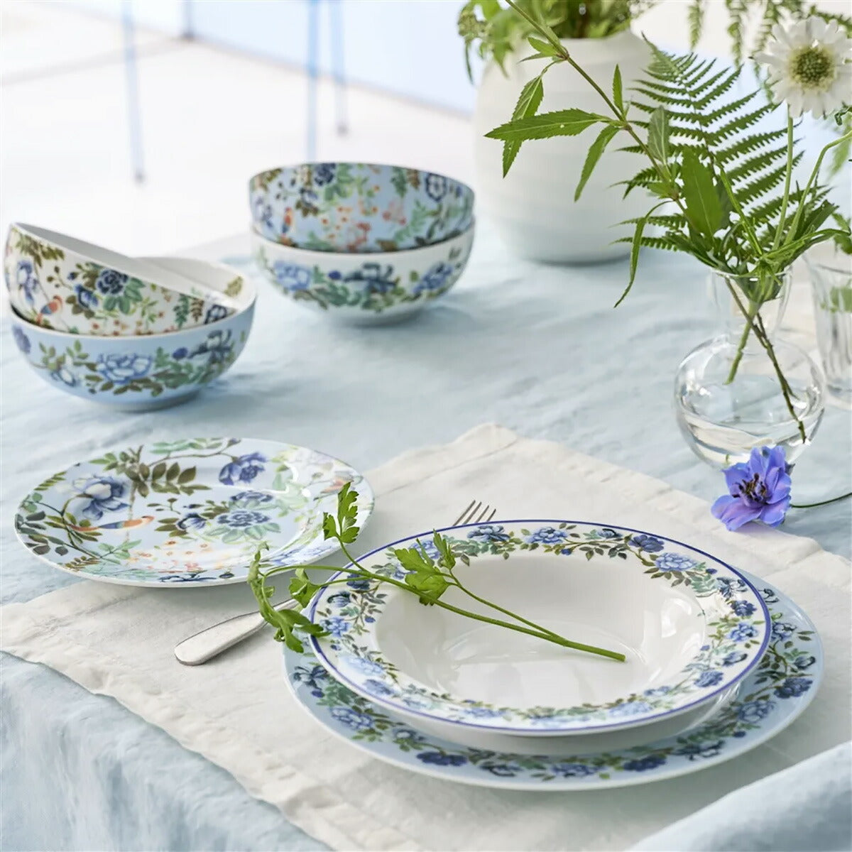 PORCELAINE DE CHINE パスタボウル パスタプレート 4枚セット