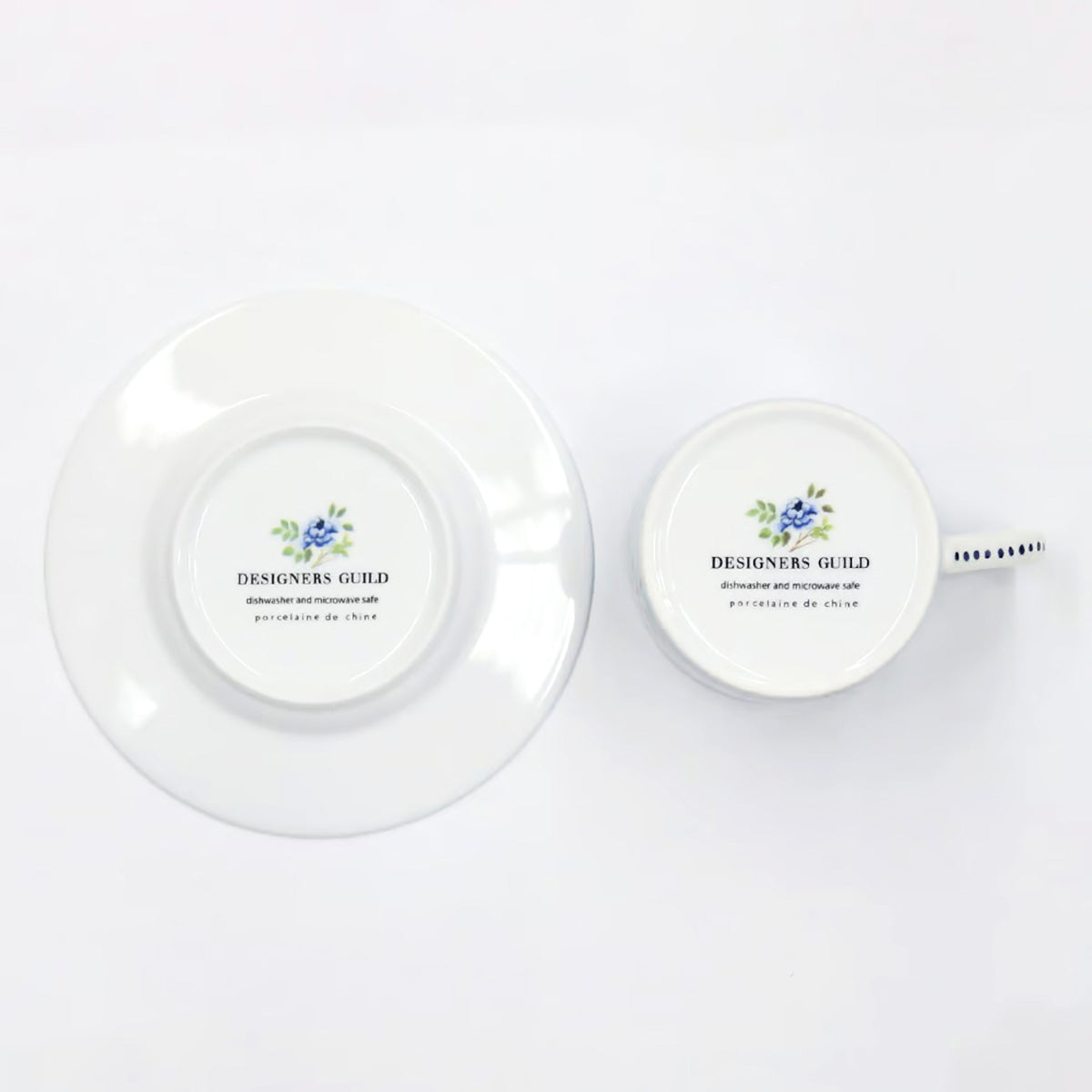 PORCELAINE DE CHINE ティーカップ&ソーサー 2個セット