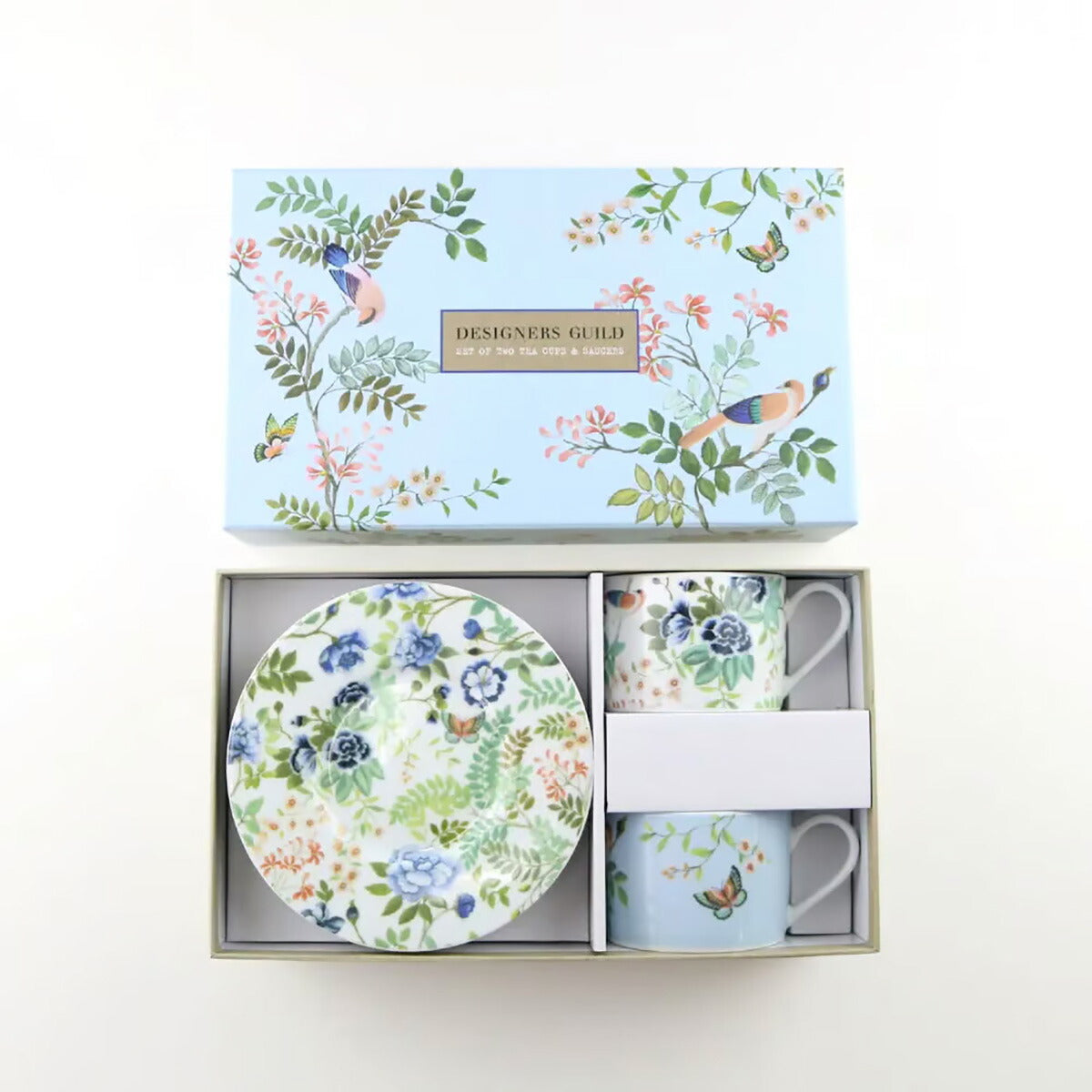 PORCELAINE DE CHINE ティーカップ&ソーサー 2個セット