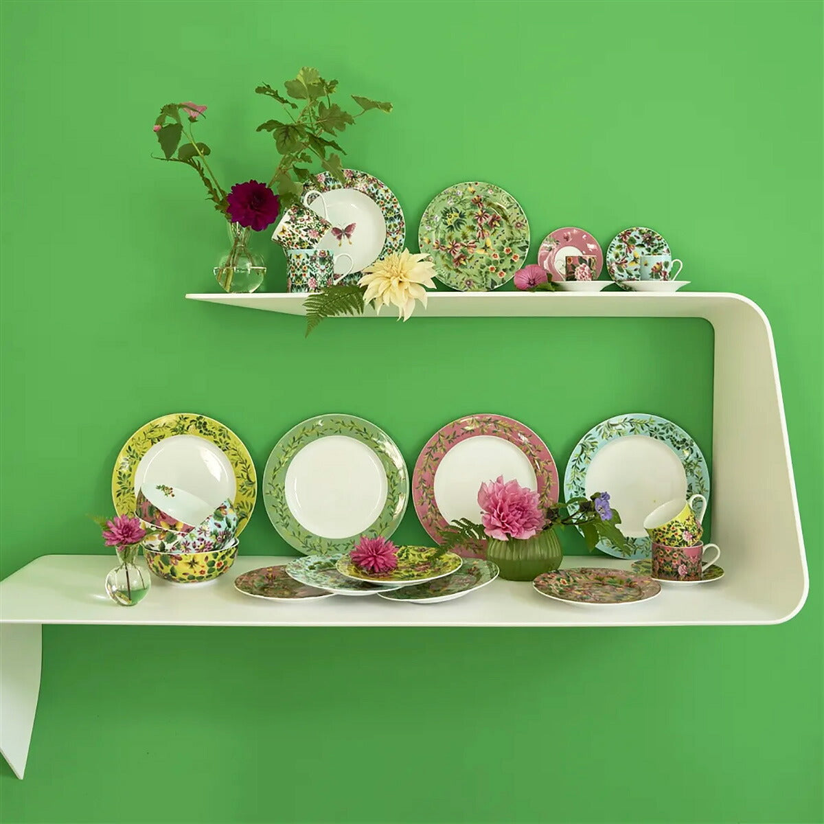 IKEBANA エスプレッソカップ&ソーサー 2個セット