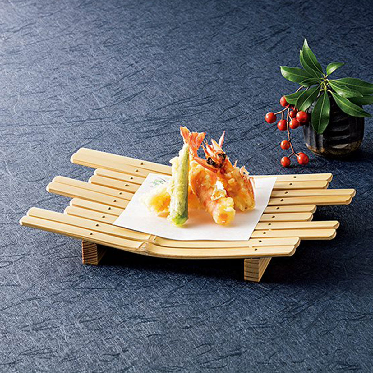 【取り寄せ商品】用美 YOUBI 竹・筏皿 22402