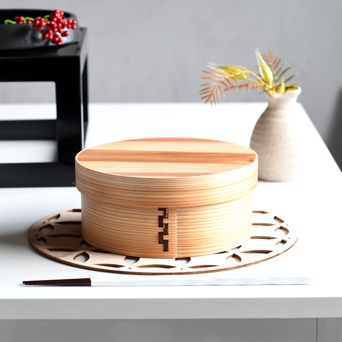 【取り寄せ商品】用美 YOUBI 杉・ワッパ飯器 5寸 33306