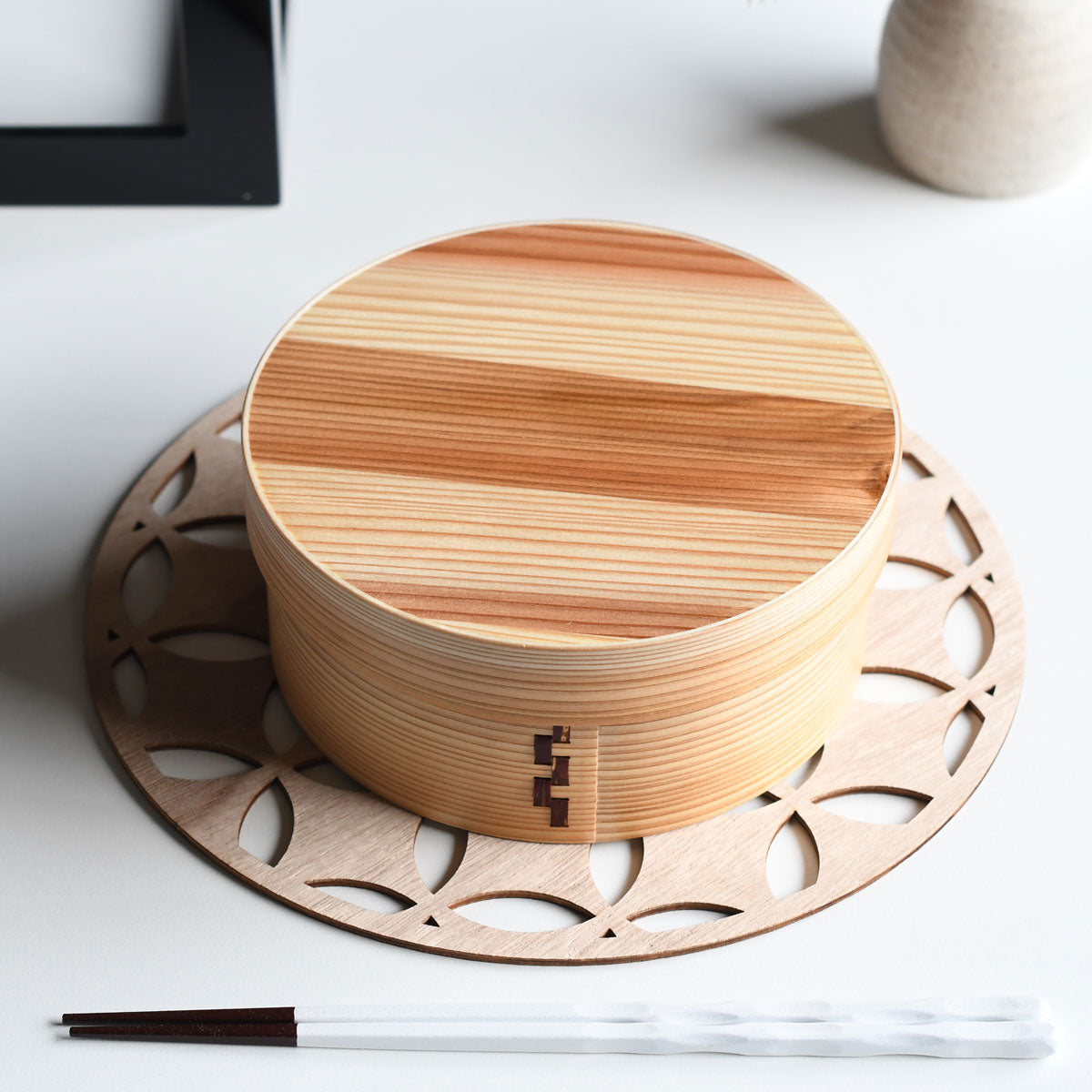 【取り寄せ商品】用美 YOUBI 杉・ワッパ飯器 5寸 33306