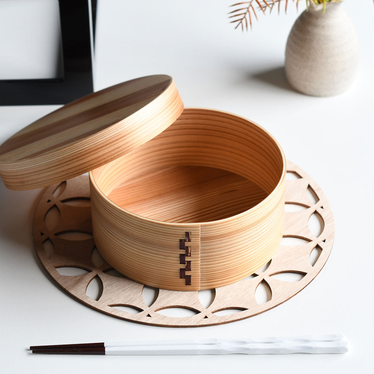 【取り寄せ商品】用美 YOUBI 杉・ワッパ飯器 5寸 33306